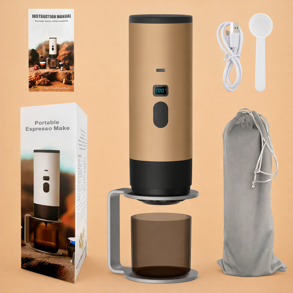 Portable coffee maker - Omdat compromissen niet bij jou passen